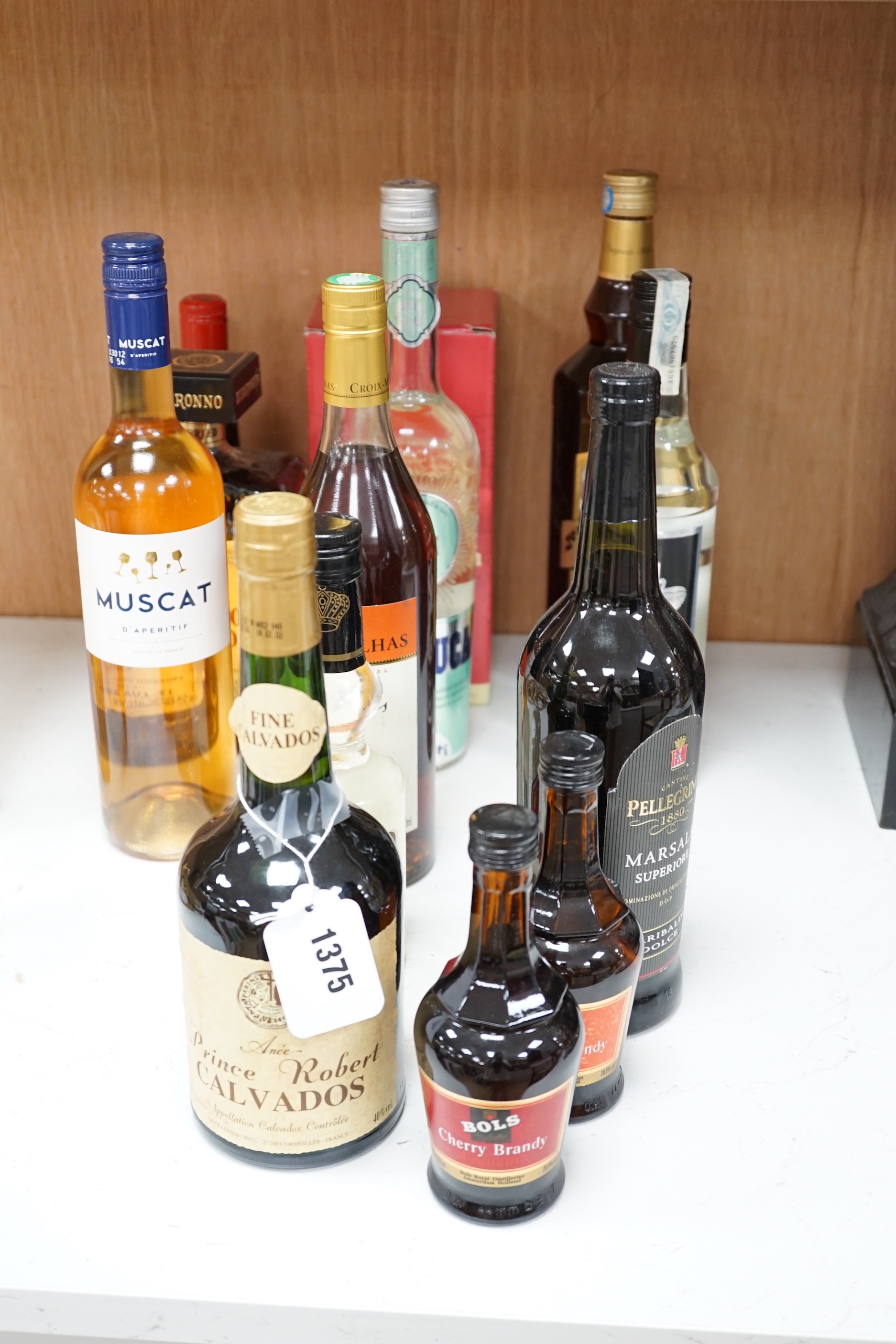 A collection of mixed liqueurs and aperitifs (17)